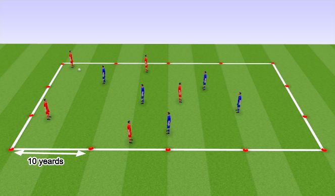 Football/Soccer Session Plan Drill (Colour): Screen 4