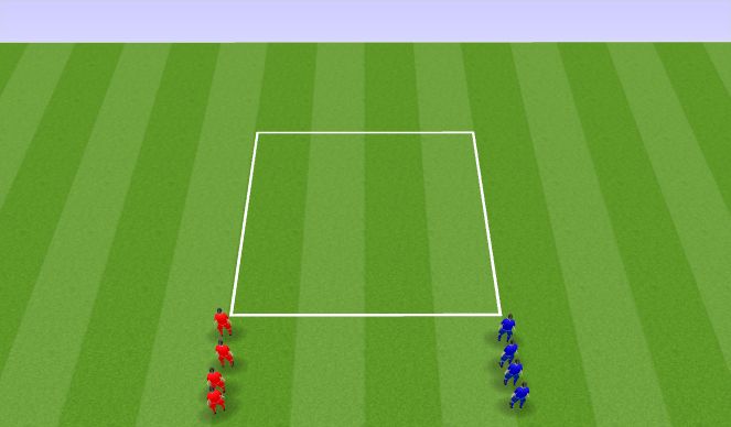 Football/Soccer Session Plan Drill (Colour): Warm Up