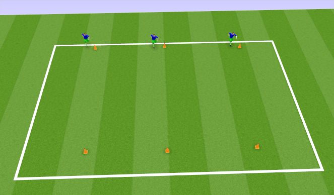 Football/Soccer Session Plan Drill (Colour): Warm-up