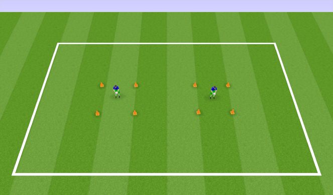 Football/Soccer Session Plan Drill (Colour): Exercise I