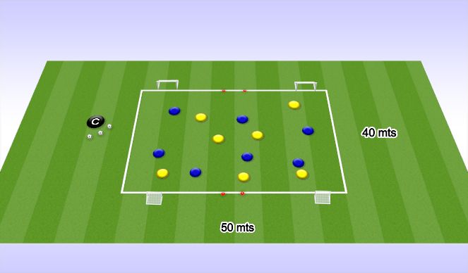 Football/Soccer Session Plan Drill (Colour): Screen 1