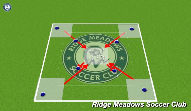 Football/Soccer Session Plan Drill (Colour): Activity #1