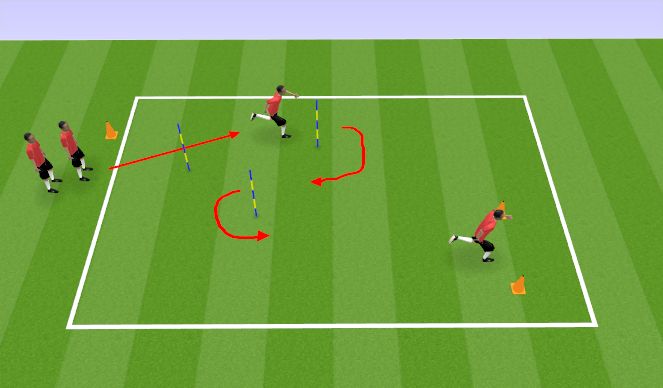 Football/Soccer Session Plan Drill (Colour): Screen 1