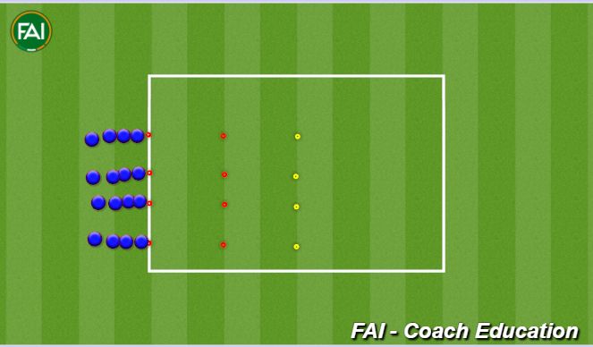 Football/Soccer Session Plan Drill (Colour): Physical Warm Up