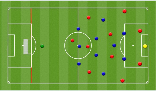 Football/Soccer Session Plan Drill (Colour): Jagen vs SPA