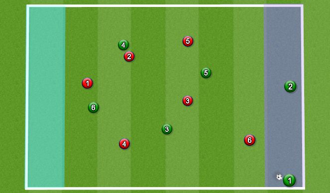 Football/Soccer Session Plan Drill (Colour): Animation 1