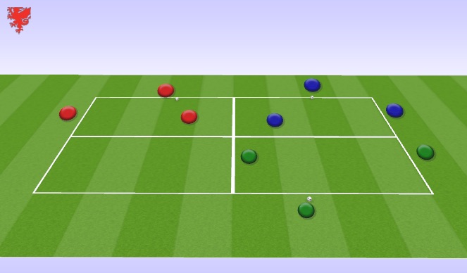 Football/Soccer Session Plan Drill (Colour): Off Ball Movement