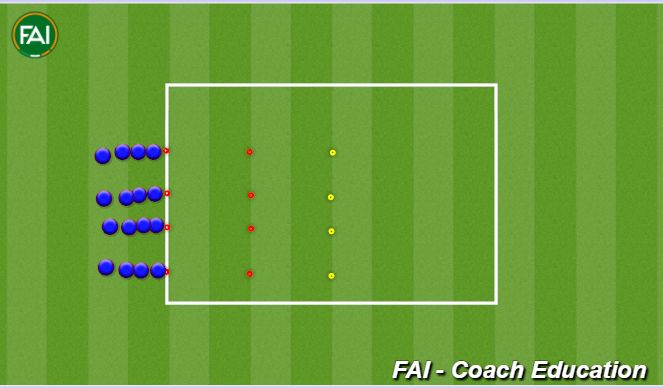 Football/Soccer Session Plan Drill (Colour): Physical Warm Up