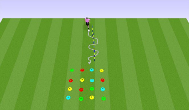 Football/Soccer Session Plan Drill (Colour): Screen 1