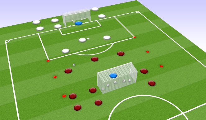 Football/Soccer Session Plan Drill (Colour): Screen 3