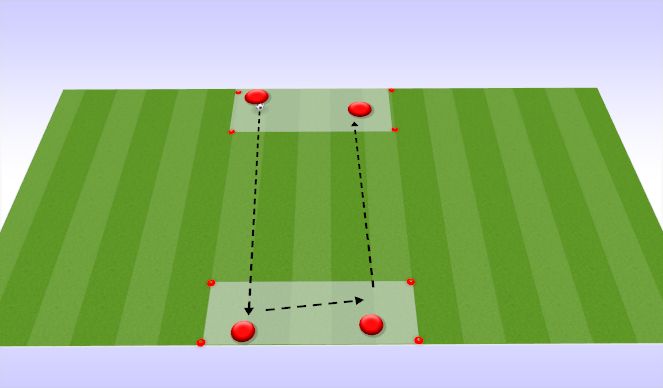 Football/Soccer Session Plan Drill (Colour): Warm Up