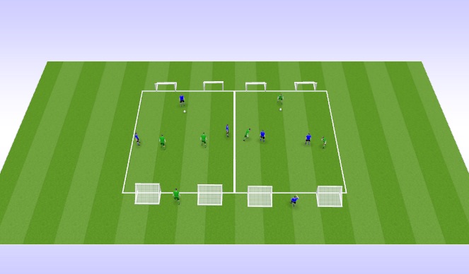 Football/Soccer Session Plan Drill (Colour): Screen 3