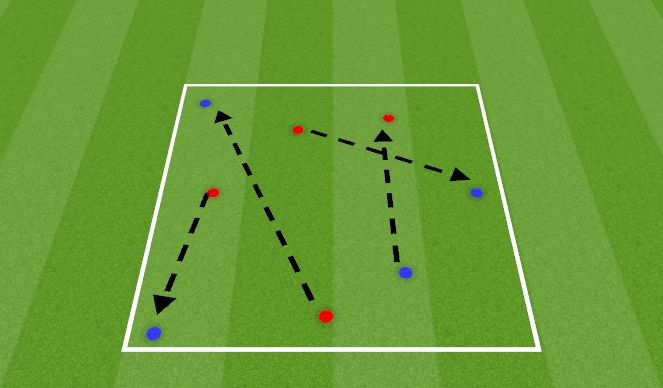 Football/Soccer Session Plan Drill (Colour): Warm-Up