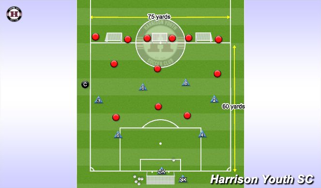 Football/Soccer Session Plan Drill (Colour): Screen 1