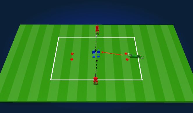 Football/Soccer Session Plan Drill (Colour): Conditioning-Speed/Agility