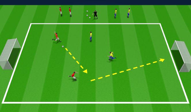 Football/Soccer Session Plan Drill (Colour): Get Out of Here