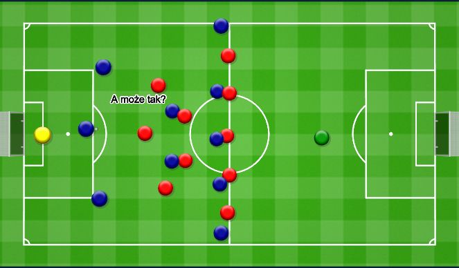 Football/Soccer Session Plan Drill (Colour): Pressing a 3-2-5. Press przeciwko 3-2-5.