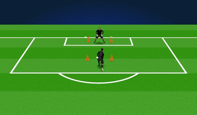 Football/Soccer Session Plan Drill (Colour): Diving Game