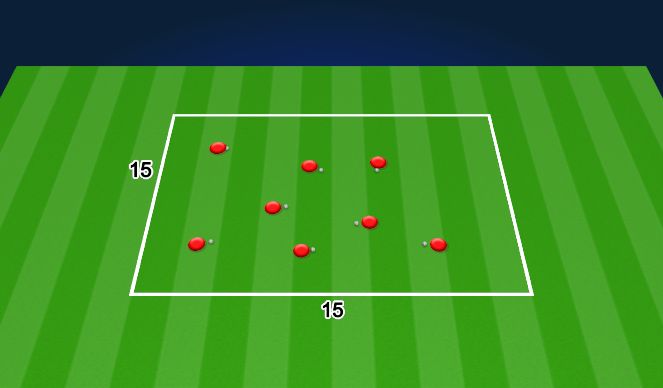 Football/Soccer Session Plan Drill (Colour): Tail Tag