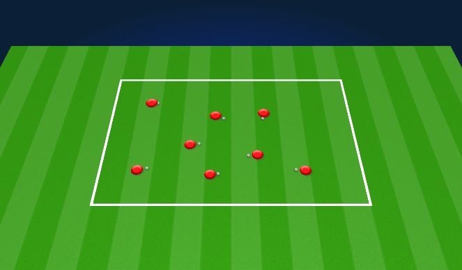 Football/Soccer Session Plan Drill (Colour): Tail Tag