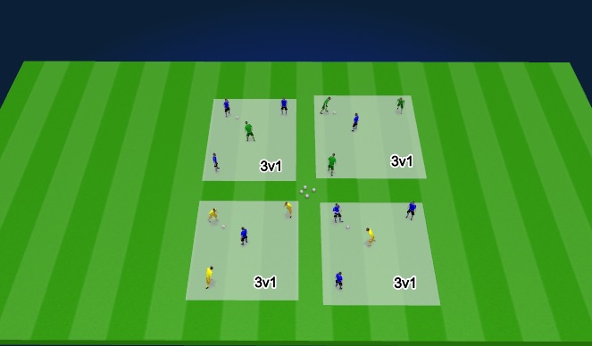 Football/Soccer Session Plan Drill (Colour): Screen 1