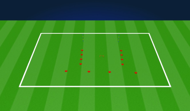 Football/Soccer Session Plan Drill (Colour): High Balls 