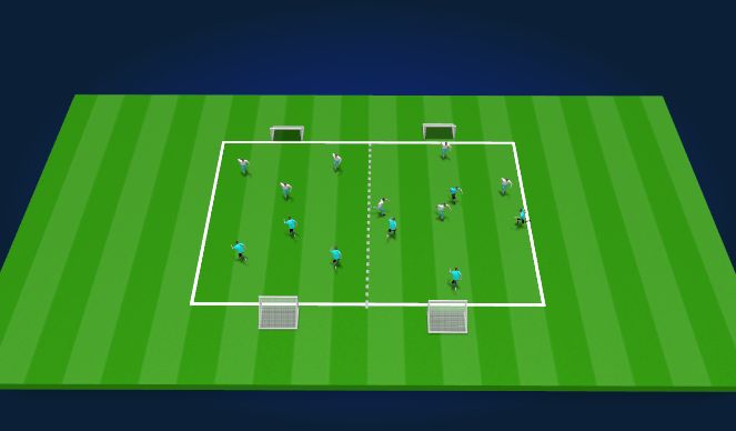 Football/Soccer Session Plan Drill (Colour): Screen 1