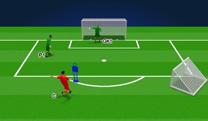 Football/Soccer Session Plan Drill (Colour): Drill 4