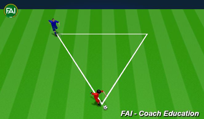 Football/Soccer Session Plan Drill (Colour): Animation 1