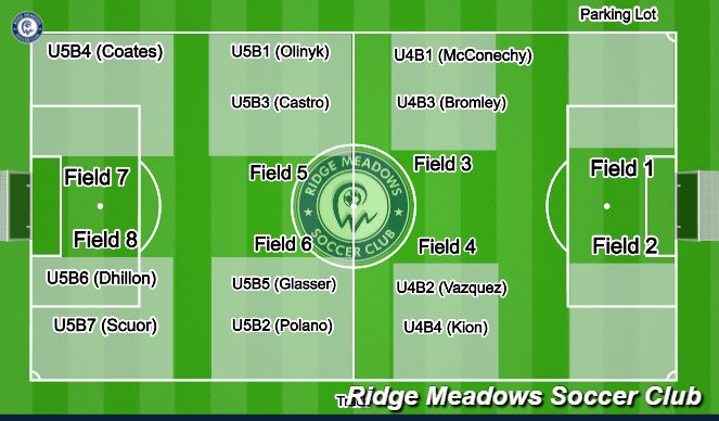 Football/Soccer Session Plan Drill (Colour): Saturday U4/U5