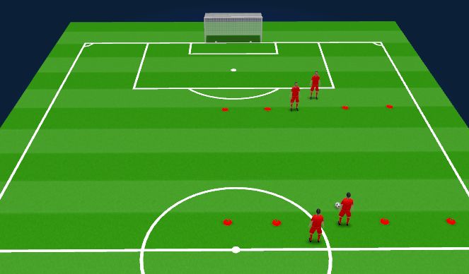 Football/Soccer Session Plan Drill (Colour): Animation 2