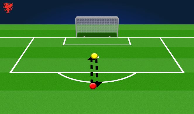 Football/Soccer Session Plan Drill (Colour): Skill