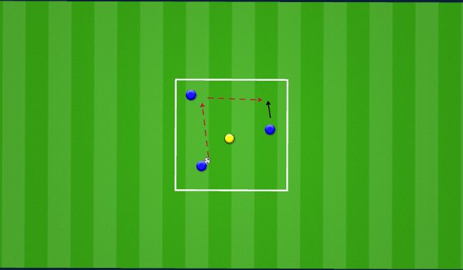 Football/Soccer Session Plan Drill (Colour): Warm Up