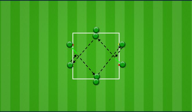 Football/Soccer Session Plan Drill (Colour): Warm Up