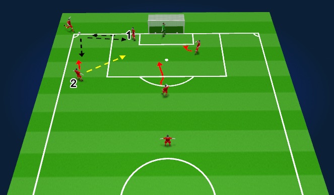 Football/Soccer Session Plan Drill (Colour): Screen 1