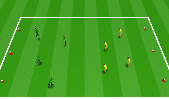 Football/Soccer Session Plan Drill (Colour): Prime Game 