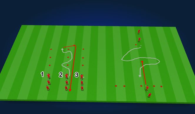 Football/Soccer Session Plan Drill (Colour): Screen 1