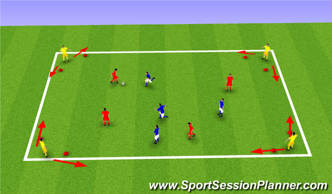 Football/Soccer: Technical Midfield session (Functional: Midfielder ...