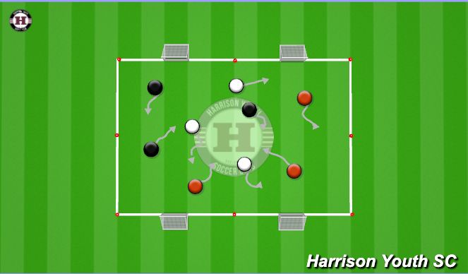 Football/Soccer Session Plan Drill (Colour): Foundational Warm Up