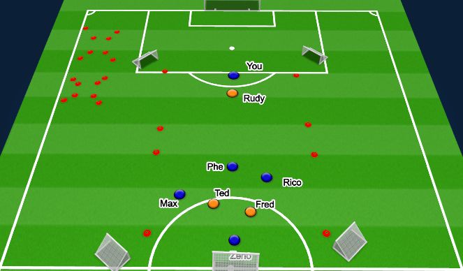 Football/Soccer Session Plan Drill (Colour): Screen 1