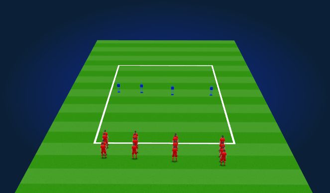 Football/Soccer Session Plan Drill (Colour): Races