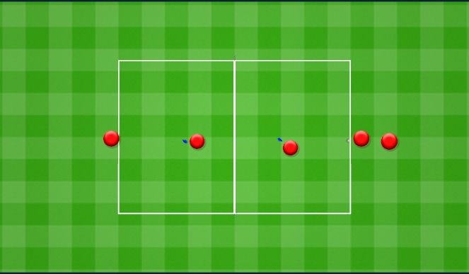 Football/Soccer Session Plan Drill (Colour): 3. 5 Man Passing Drill. ﻿Ćwiczenie z podaniem dla 5.