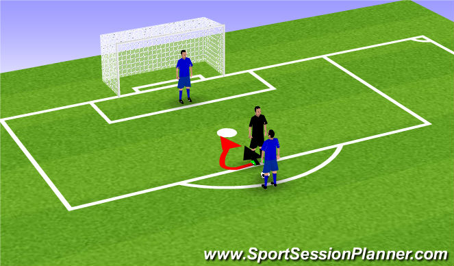 Football/Soccer Session Plan Drill (Colour): Through the legs