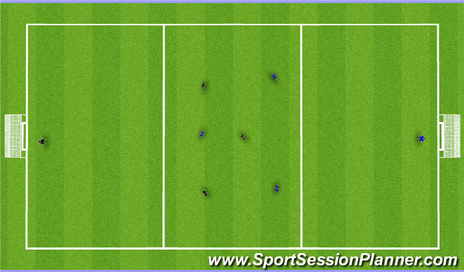 Football/Soccer Session Plan Drill (Colour): Break Out