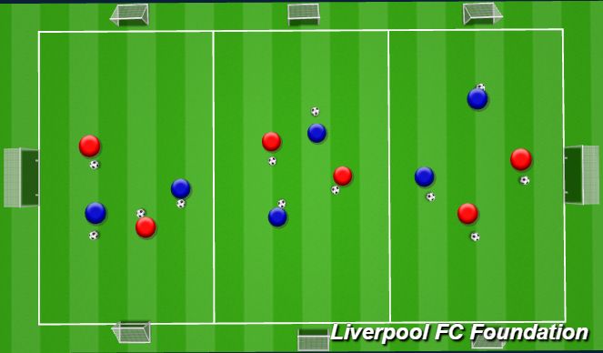 Football/Soccer Session Plan Drill (Colour): Screen 1