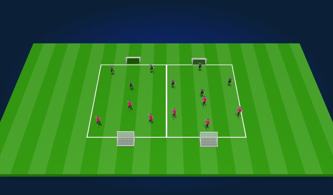 Football/Soccer Session Plan Drill (Colour): Game