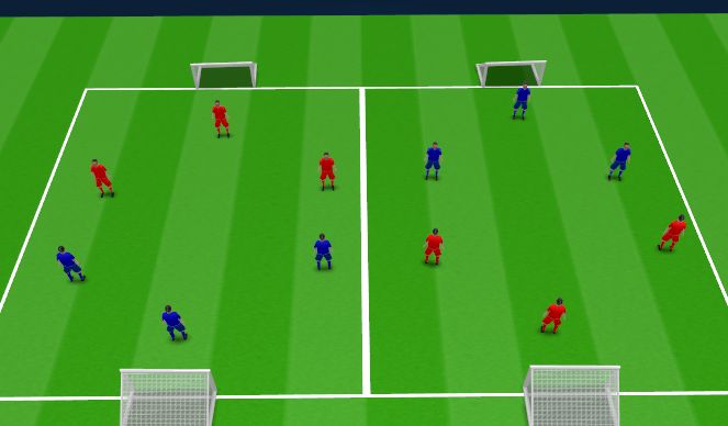 Football/Soccer Session Plan Drill (Colour): Screen 4