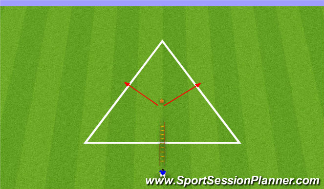 Football/Soccer Session Plan Drill (Colour): SAQ