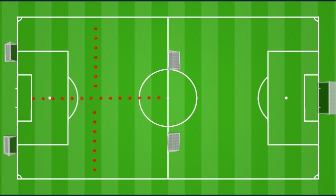 Football/Soccer Session Plan Drill (Colour): Low block game