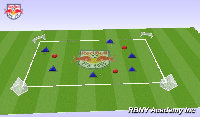 Football/Soccer Session Plan Drill (Colour): Intro